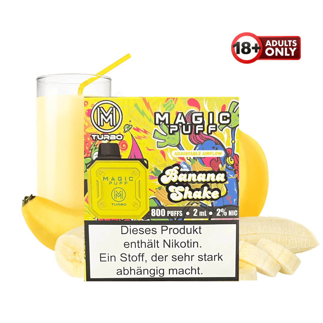 Magic Puff Turbo 800 Banana Shake - EdenVape24